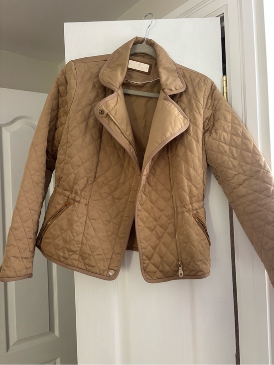 Massimo Dutti Jackets & Blazers - Massimo Dutti Quilted Puffer Jacket in Tan